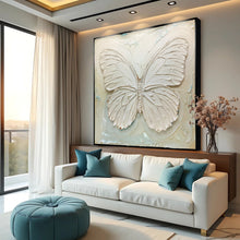 Load image into Gallery viewer, 3D White Butterfly Wall Art