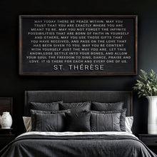 Load image into Gallery viewer, May Today There Be Peace Within Faith Sign