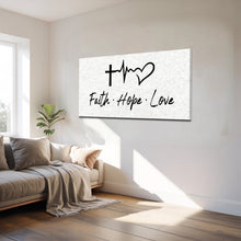 Load image into Gallery viewer, Faith, Hope, Love Faith Wall Art II