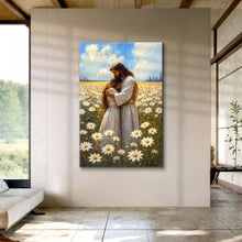 Load image into Gallery viewer, Jesus Hugging Woman Faith Wall Art II