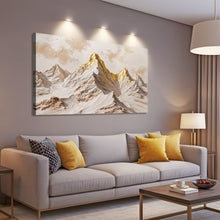 Load image into Gallery viewer, Golden Peaks Wall Art