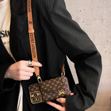 Load image into Gallery viewer, Advanced leather iPhone Case With Wallet And Strap Brown