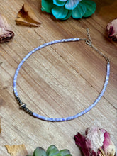Load image into Gallery viewer, Purple Shell Necklace –  15"