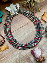 Load image into Gallery viewer, Pink Sea Sediment Necklace