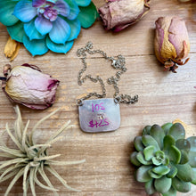 Load image into Gallery viewer, 105 - Sterling Silver Pilot Mountain Turquoise Bar Necklace by Jason Ogg