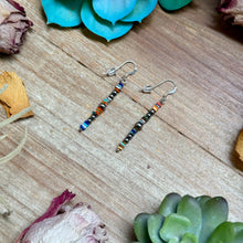 Load image into Gallery viewer, Mixed Stone Cube Earrings