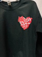 Load image into Gallery viewer, Manifest It, Baby – Black Hanes Crewneck (Front &amp; Back Print)