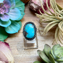 Load image into Gallery viewer, MJ Ring - Turquoise Oval Adjustable Ring