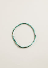 Load image into Gallery viewer, Natural Turquoise + 14K Gold Filled || Beaded Stretch Bracelet