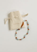 Load image into Gallery viewer, Baltic Sea Amber + Natural Gemstone || Anklet or Bracelet