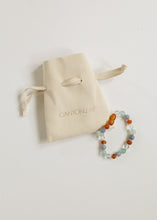 Load image into Gallery viewer, Baltic Sea Amber + Natural Gemstone || Anklet or Bracelet