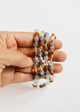 Load image into Gallery viewer, Baltic Sea Amber + Natural Gemstone || Anklet or Bracelet