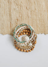 Load image into Gallery viewer, Sterling Silver + Sea Shell || Beaded Anklet or Bracelet