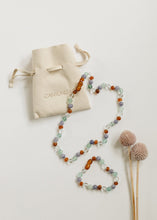 Load image into Gallery viewer, Baltic Sea Amber + Natural Gemstone || Anklet or Bracelet