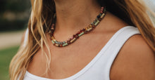 Load image into Gallery viewer, Raw Baltic Sea Amber + Stone Rainbow || Necklace