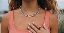 Load image into Gallery viewer, Pure Gemstone + Natural Rose Quartz || Beaded Necklace