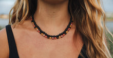 Load image into Gallery viewer, Raw Honey Baltic Sea Amber : Smokey Quartz + Rhodonite|| Anklet or Bracelet