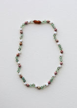 Load image into Gallery viewer, Fluorite + Moonstone + Rhodonite || Natural Gemstone Necklace