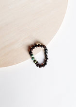 Load image into Gallery viewer, Raw Black Baltic Amber + Turquoise Jasper || Anklet or Bracelet