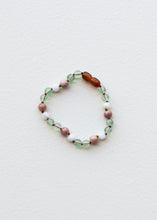 Load image into Gallery viewer, Fluorite + Moonstone + Rhodonite || Natural Gemstone Anklet or Bracelet