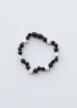Load image into Gallery viewer, Raw Black Baltic Amber + Moonstone || Necklace