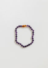 Load image into Gallery viewer, Pure Gemstone + Amethyst || Anklet or Bracelet