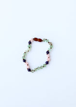Load image into Gallery viewer, Fluorite + Lapis Lazuli + Rose Quartz || Gemstone Anklet or Bracelet