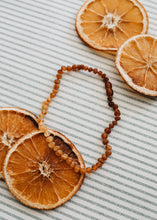 Load image into Gallery viewer, Raw Baltic Amber + Sunflower || Necklace ||
