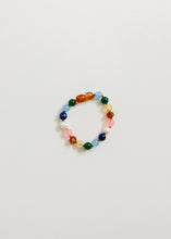 Load image into Gallery viewer, Raw Baltic Amber and Pearl Bracelet + Sweet Pink Gemstones