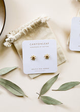 Load image into Gallery viewer, 18K Gold Vermeil + Baltic Sea Amber || Sunshine Earrings 