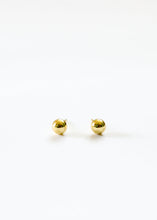 Load image into Gallery viewer, 18K Gold Vermeil Ball Earrings || 6mm || Everyday + Simple Stud