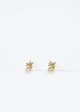 Load image into Gallery viewer, 18K Gold Vermeil + Mother of Pearl Gemstone || Everyday Earrings