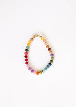 Load image into Gallery viewer, Natural Gemstone Bracelet + 14k Gold Filled Toggle : Gold Rush
