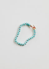 Load image into Gallery viewer, Turquoise + 14k Gold Filled Toggle || Gemstone Bracelet or Anklet