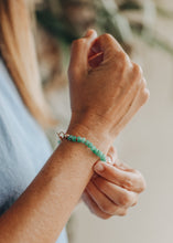 Load image into Gallery viewer, Natural Aventurine + 14k Gold Filled Toggle || Gemstone Bracelet or Anklet