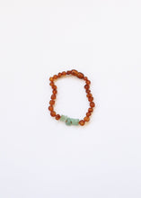 Load image into Gallery viewer, Raw Cognac Baltic Amber + Raw Aventurine || Anklet or Bracelet