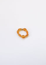 Load image into Gallery viewer, Raw Honey Baltic Amber + 14K Gold Filled || Beaded Ring Stack
