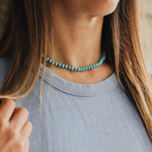 Load image into Gallery viewer, Turquoise + 14k Gold Filled Toggle || Gemstone Necklace