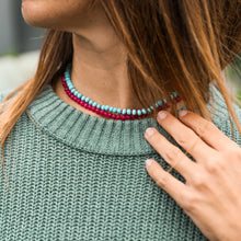 Load image into Gallery viewer, Turquoise + 14k Gold Filled Toggle || Gemstone Necklace