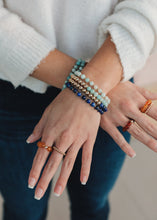 Load image into Gallery viewer, Aventurine Gemstone + 14K Gold Filled || Beaded Stretch Bracelets
