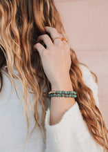 Load image into Gallery viewer, Turquoise Jasper :14k Gold Filled Sun + Moon || Adult Bracelets