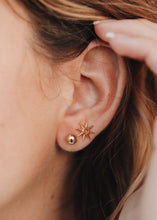 Load image into Gallery viewer, 18K Gold Vermeil + Baltic Sea Amber || Sunshine Earrings 