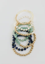 Load image into Gallery viewer, Aventurine Gemstone + 14K Gold Filled || Beaded Stretch Bracelets