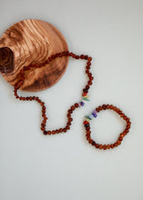 Load image into Gallery viewer, Raw Cognac Baltic Amber + Raw CHAKRA Crystals || Adult Bracelet