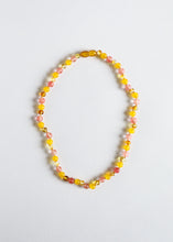 Load image into Gallery viewer, Polished Honey Baltic Amber + Honeysuckle Gemstones || Necklace