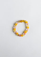 Load image into Gallery viewer, Polished Honey Baltic Amber + Honeysuckle Gemstones || Anklet or Bracelet