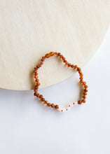 Load image into Gallery viewer, Raw Cognac Baltic Amber + Rose Quartz || Kids Set ||