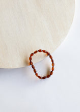 Load image into Gallery viewer, Polished Cognac Baltic Amber || Classic || Bracelet or Anklet