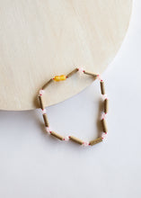 Load image into Gallery viewer, Hazelwood + Rose Quartz || Beaded Necklace