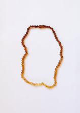 Load image into Gallery viewer, Raw Baltic Amber + Sunflower || Necklace ||